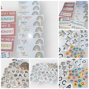 Boho Rainbow Classroom Decor